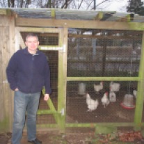 Current Host Dad: Jan and the chickens!